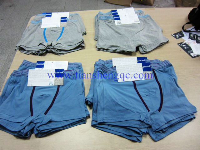 Underwear (Pre - shipment inspection)