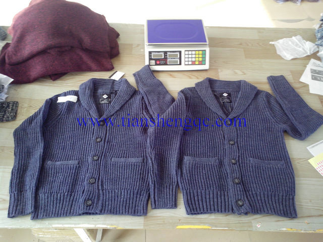 sweater pre -shipment inspection